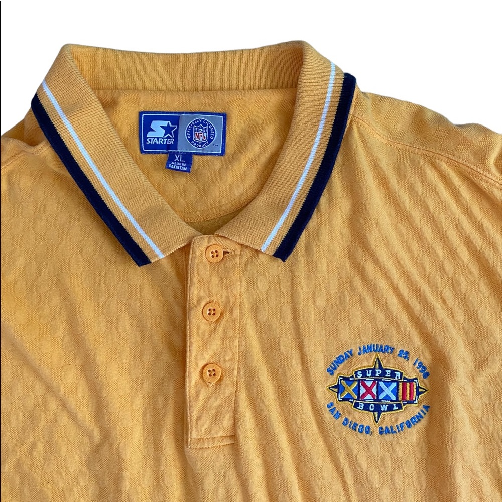 Starter Super Bowl 1998 XXXII Broncos vs. Packers Polo